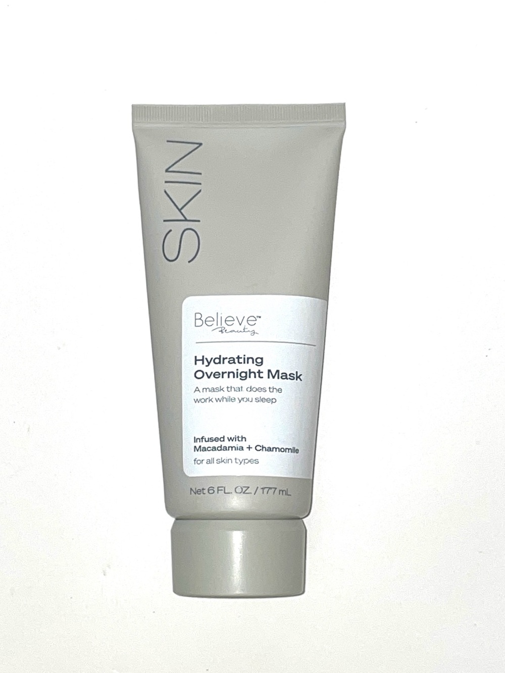 Skin Hydrating Overnight Mask — Light Gray Tube 6oz